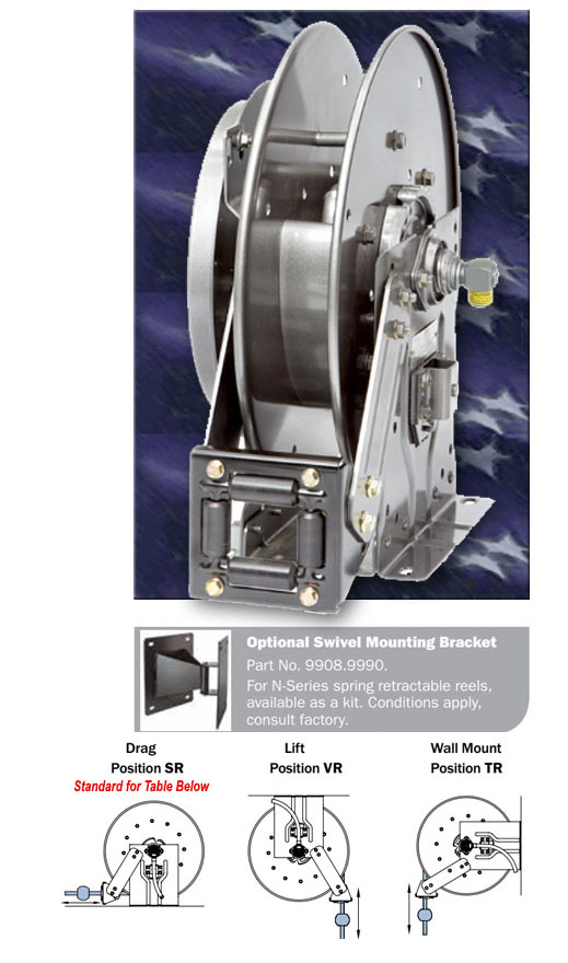 Spring Rewind Hose Reel